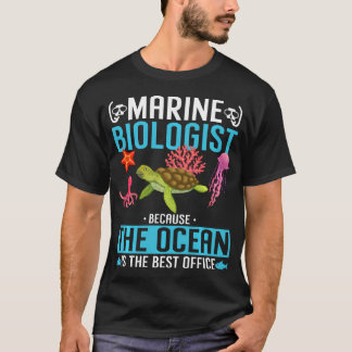 T-shirt Biologiste marin Océan Faune Depuis Marin