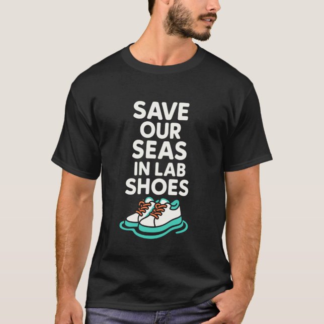 T-shirt Biologiste marin océanographe nerd de la mer Scien (Devant)