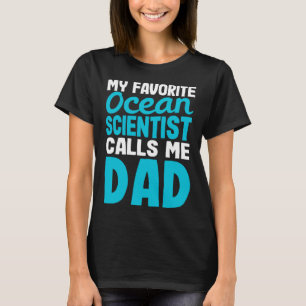 T-shirt Biologiste marin Papa Biologie marine