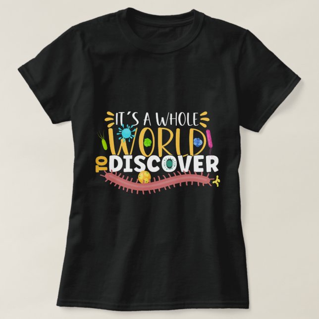 T-shirt Biologiste Microbiologiste Laboratoire Staph Bi (Design devant)