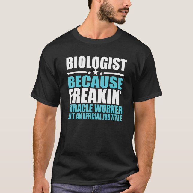 T-shirt Biologiste pour collègue de travail (Devant)