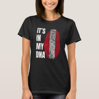 T-shirt Biométrie ADN Empreinte Digitale Drapeau Péruvien