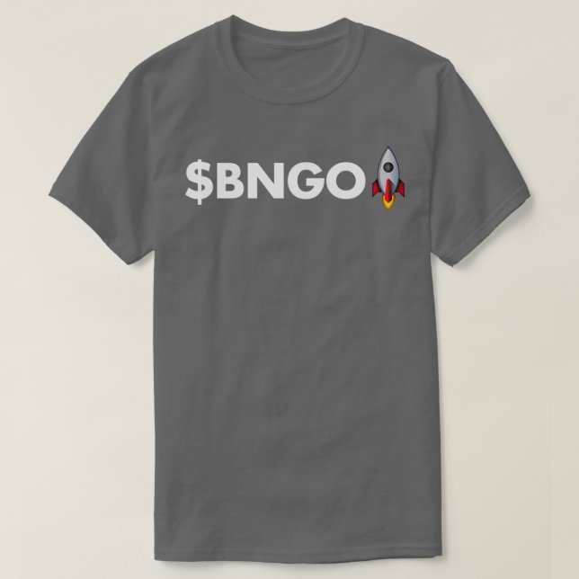 T-shirt BioNano Stock de génomique BNGO à la lune (Design devant)