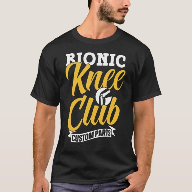 T-shirt Bionic Knee Club Pièces Personnalisées Patient Kne (Devant)