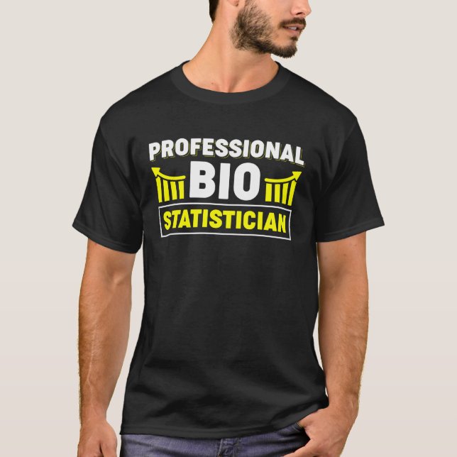 T-shirt Biostatisticien professionnel (Devant)