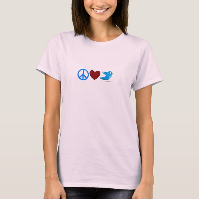 T-SHIRT BIP D'AMOUR DE PAIX (FEMMES ' S) (Devant)