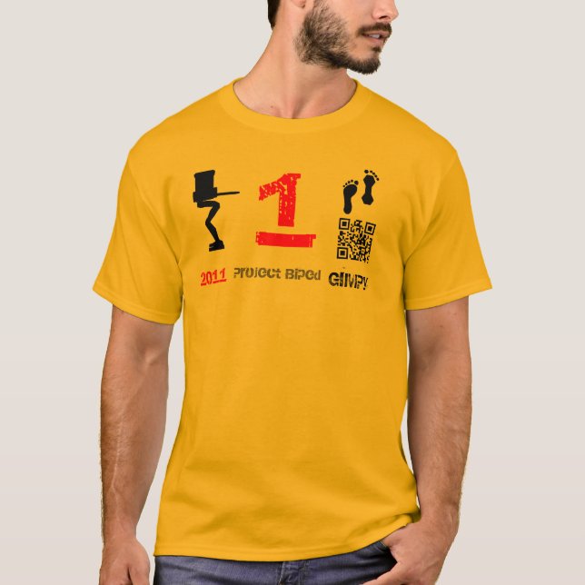 T-shirt Bipède de projet GIMPy (Devant)