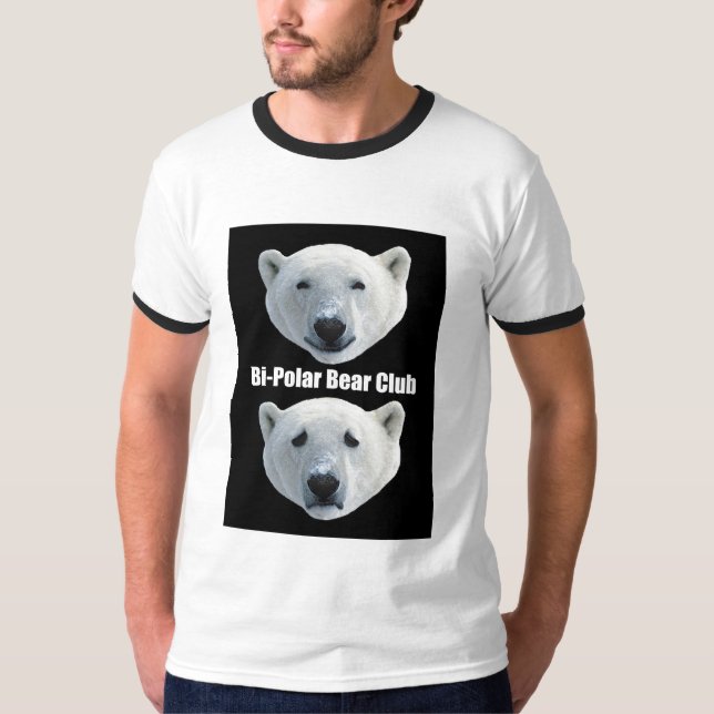 T-shirt bipolaire de club d'ours (Devant)