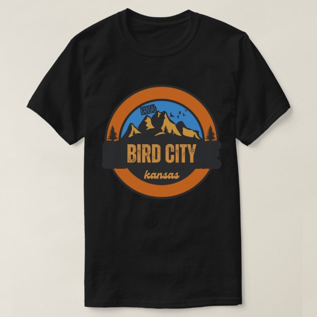 T-shirt Bird City, Kansas (Design devant)
