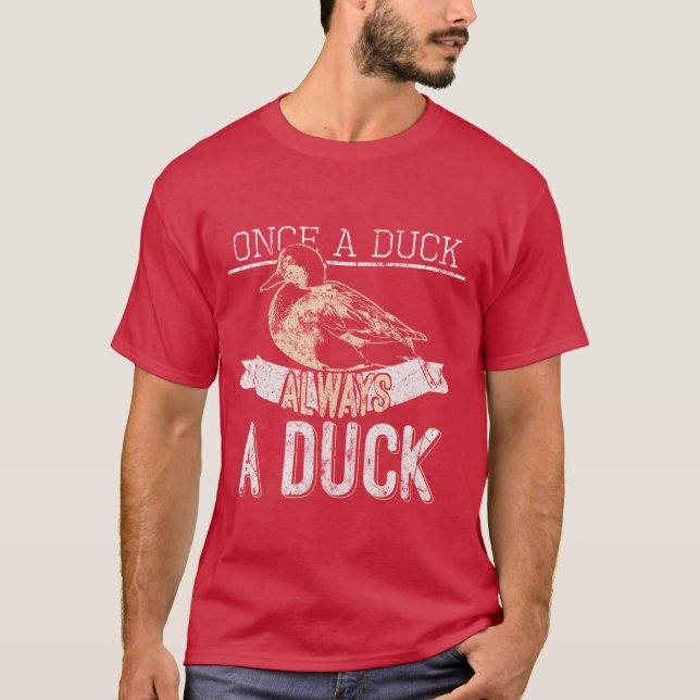 T-shirt Bird Duck girl (Devant)