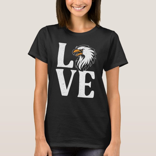 T-shirt Bird Flying Animal Ornithology Eagle Whisperer (Devant)
