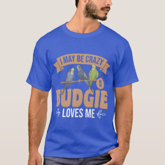 T-shirt Bird Lover Bird Budgie vintage