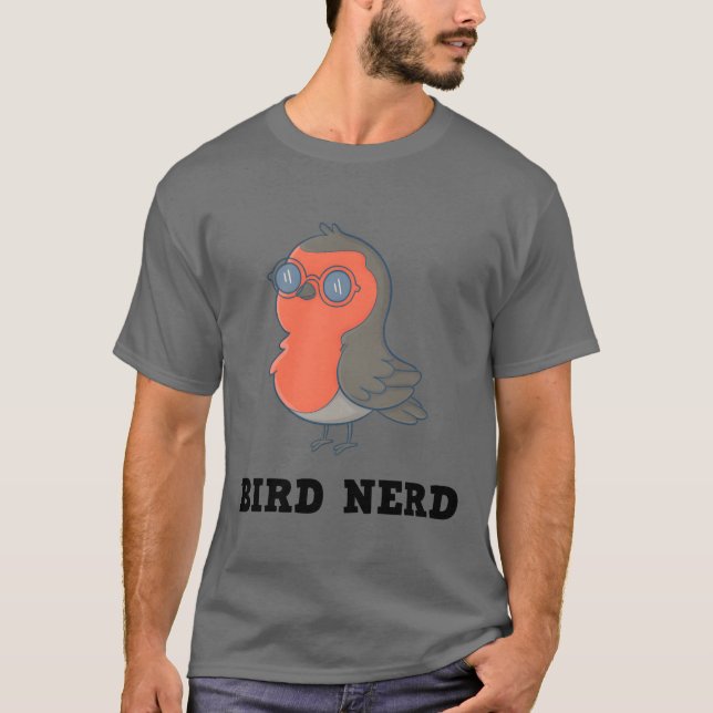 T-shirt Bird Nerd amis vintages (Devant)