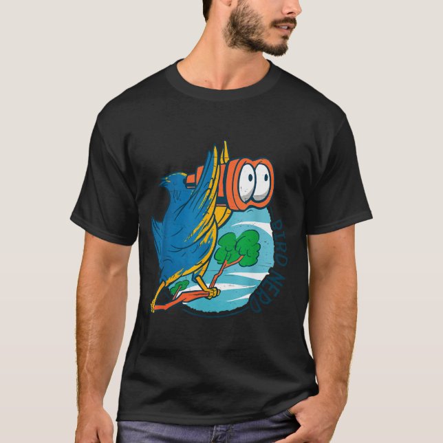 T-shirt Bird Nerd Funny Bird Watching Birds Lover Ornithol (Devant)