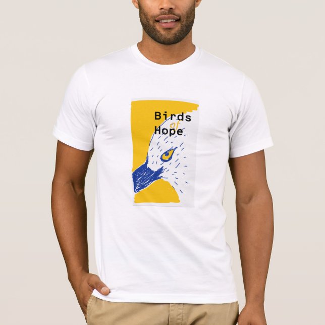 T-shirt bird of hope/blue bill (Devant)