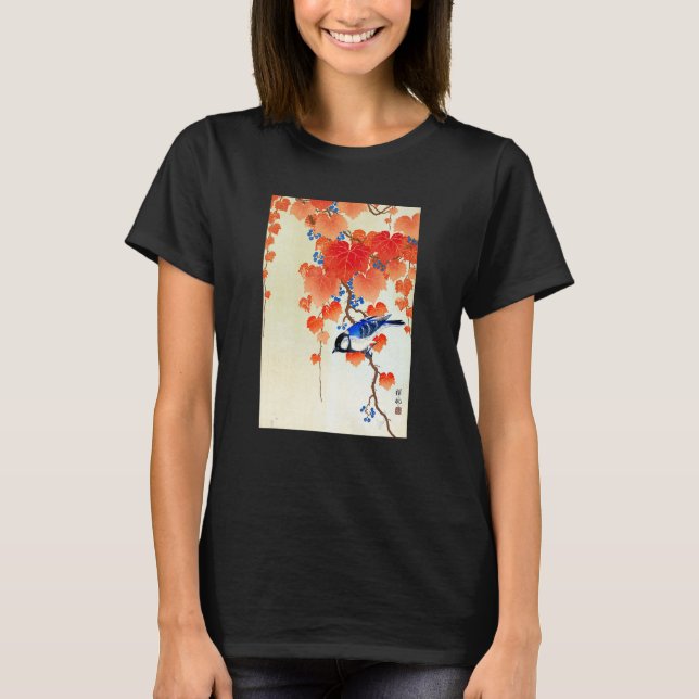 T-shirt Bird on Branch by Ohara Koson (Devant)