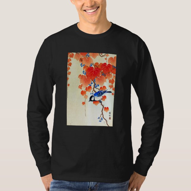 T-shirt Bird on Branch by Ohara Koson (Devant)