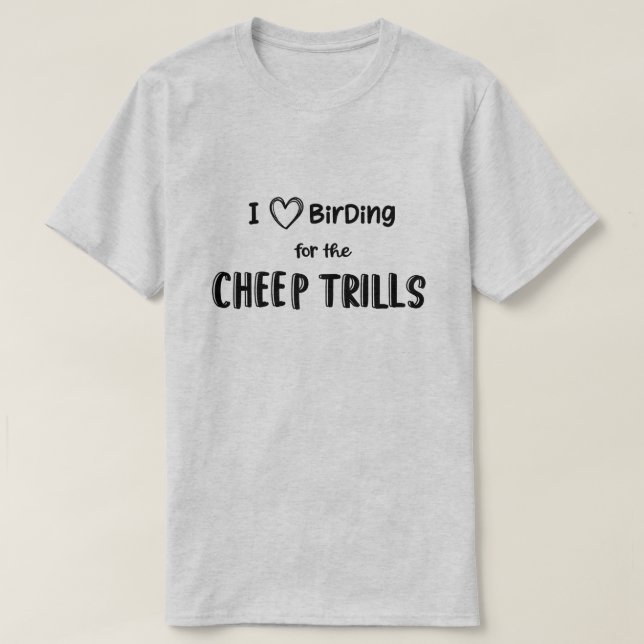 T-shirt Birder Birder Amusant Bird Watching Gift Club (Design devant)