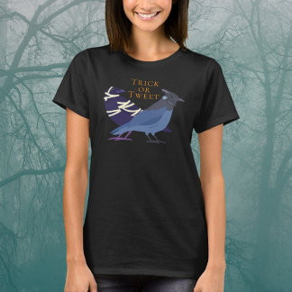 T-shirt Birders Halloween Trick or Tweet