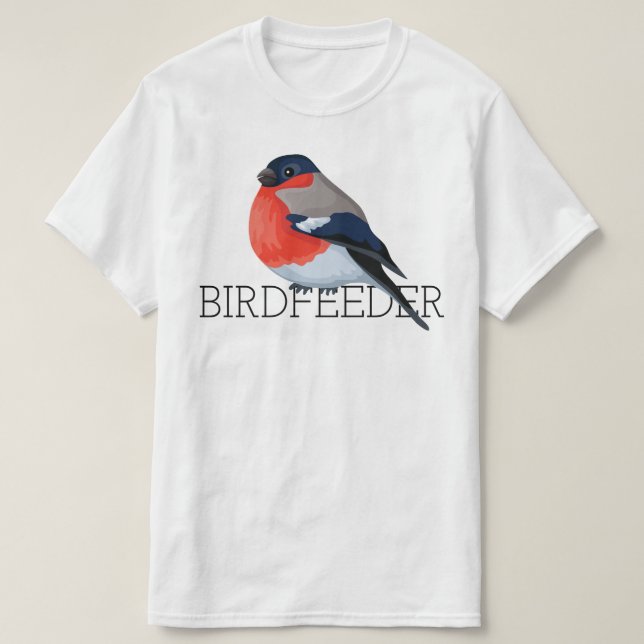 T-shirt Birdfeeder Bullfinch (Design devant)
