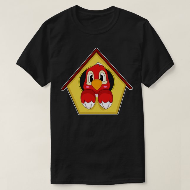 T-shirt Birdhouse Parrot (Design devant)