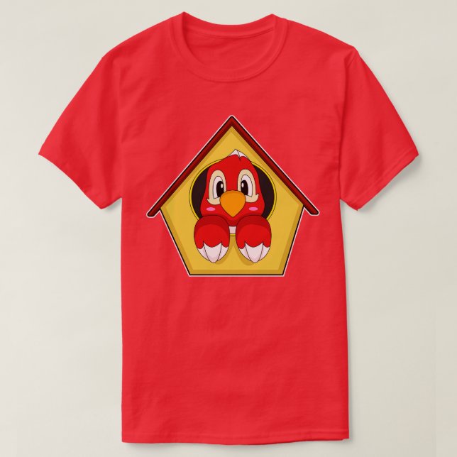 T-shirt Birdhouse Parrot (Design devant)