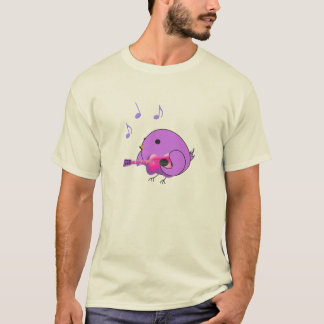 T-shirt birdie pourpre