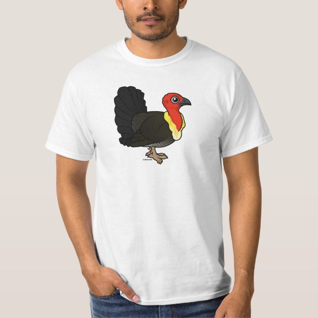 T-shirt Birdorable Australian Brushturkey (Devant)