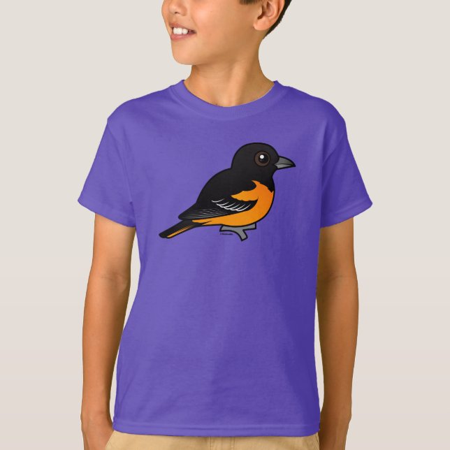 T-shirt Birdorable Baltimore Oriole (Devant)