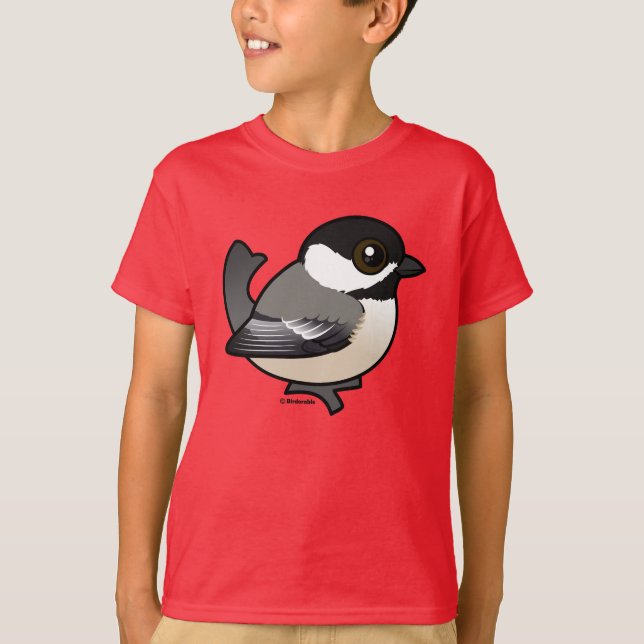 T-shirt Birdorable Black-capped Chickadee (Devant)