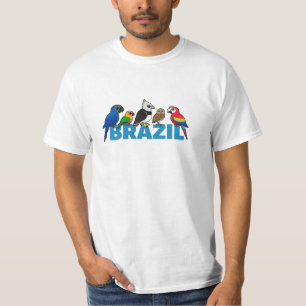 T-shirt Birdorable Brésil