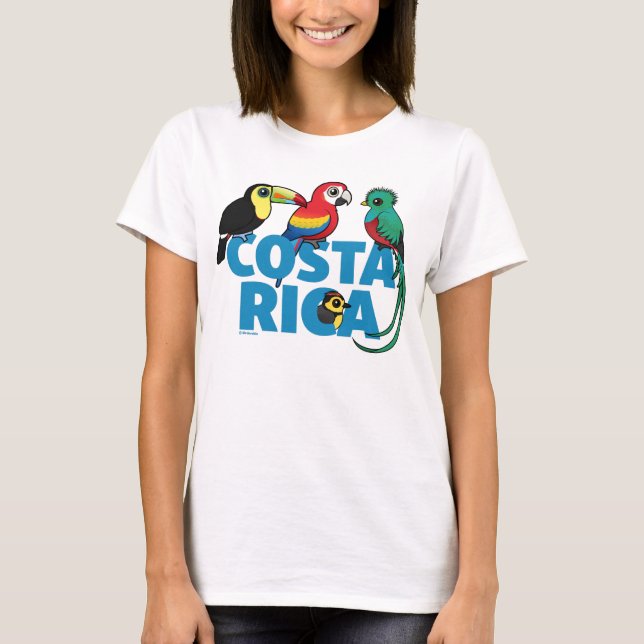 T-shirt Birdorable Costa Rica (Devant)