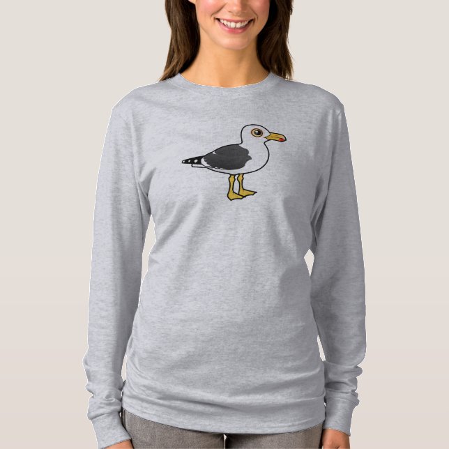 T-shirt Birdorable goéland brun (Devant)