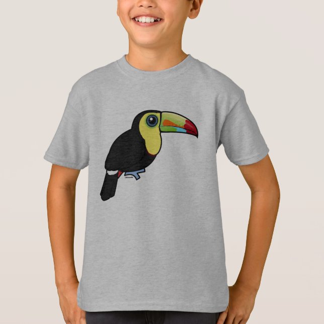 T-shirt Birdorable Keel-Facted Toucan (Devant)