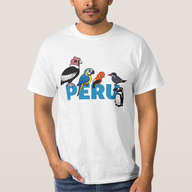 T-shirt Birdorable Pérou (Devant)