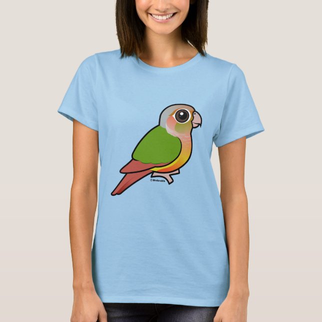 T-shirt Birdorable Pineapple Green-cheeked Conure (Devant)