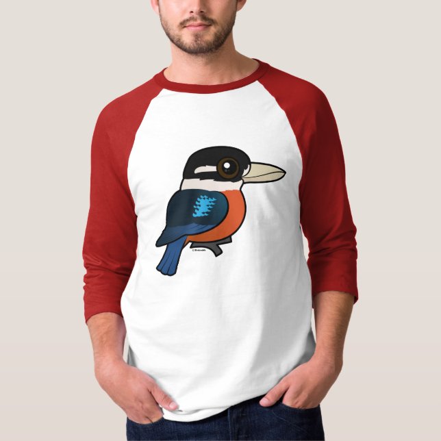 T-shirt Birdorable Rufous-s'est gonflé Kookaburra (Devant)