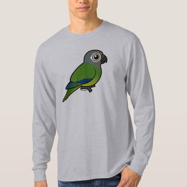 T-shirt Birdorable Sombre-a dirigé Conure (Devant)