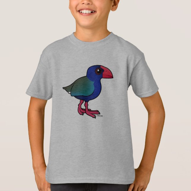T-shirt Birdorable South Island Takahe (Devant)