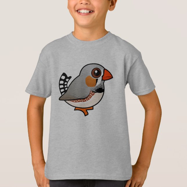T-shirt Birdorable Zebra Finch (Devant)