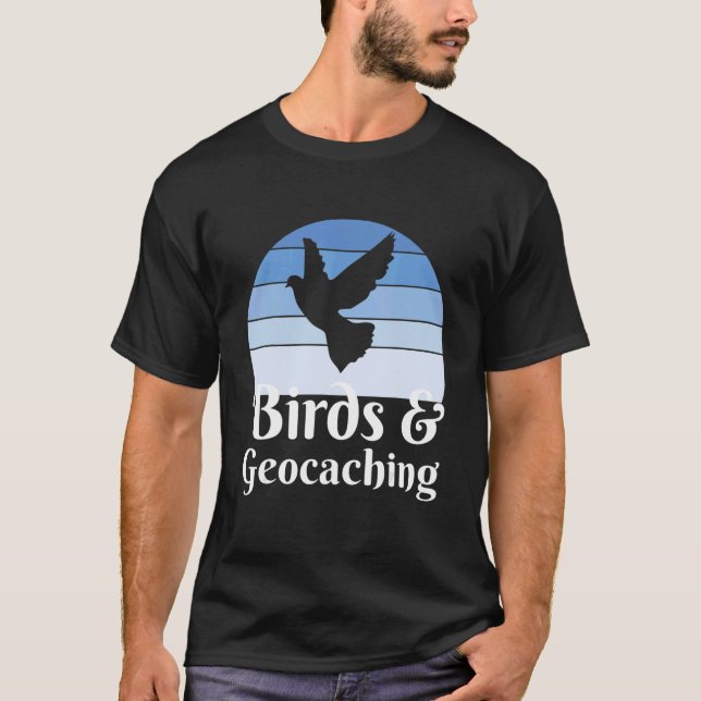 T-shirt Birds And Geocaching (Devant)