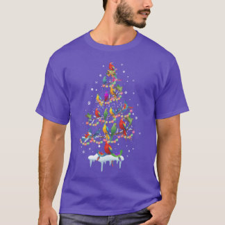 T-shirt Birds Christmasree amis