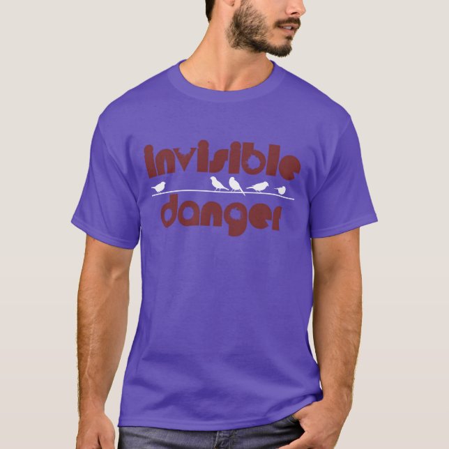 T-shirt Birds Danger Invisible fille (Devant)