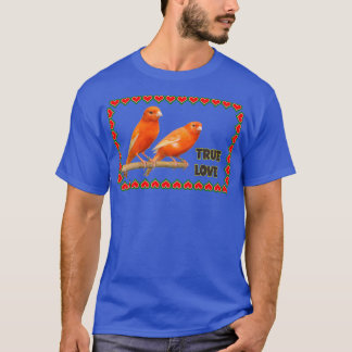 T-shirt Birds Design Canary Birds