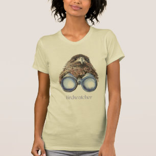 T-shirt Birdwatcher Hawk Oiseau vous observant Humour