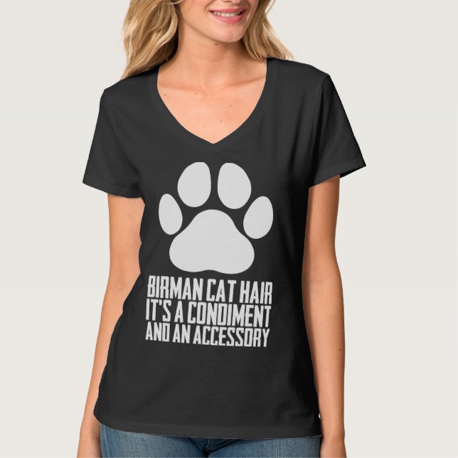 T-shirt Birman  Birman cat  Birman mom  3 (Devant)