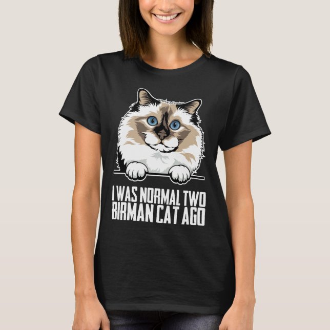 T-shirt Birman  chat Birman  maman Birman  2 (Devant)