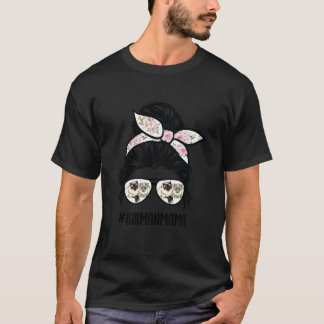 T-shirt Birman chat maman désordre lunettes à cheveux Birm