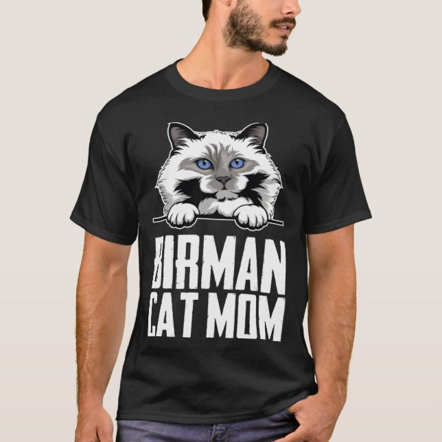 T-shirt Birman mom  Birman kitten  Birmans  4 (Devant)