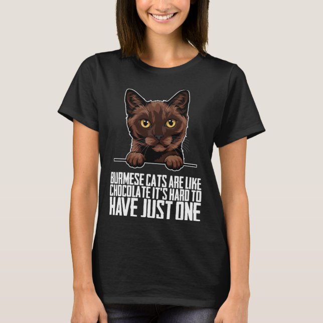 T-shirt Birmans  chats Birmans  maman Birmane (Devant)